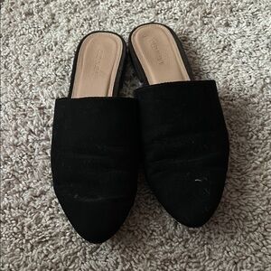 Old Navy Black Mules Minimalist Slip-On Shoes